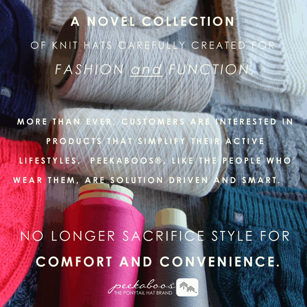 PEEKABOOS® Ponytail Hats – wholesale Beanie – Women's – PEEKABOOS® 3-IN-1 Harvest Ponytail Hat (gold)7