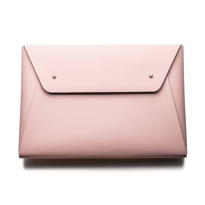 LAPTOP CASE 13' & 16' - RECYCLED LEATHER for wholesale by Maison Origin