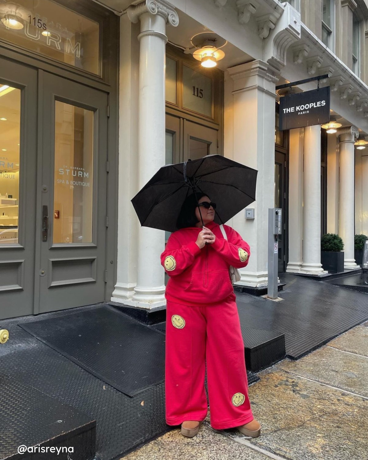 SAMII RYAN - Vente Pantalon – femme - Pantalon à jambe droite Smiley®, rouge7