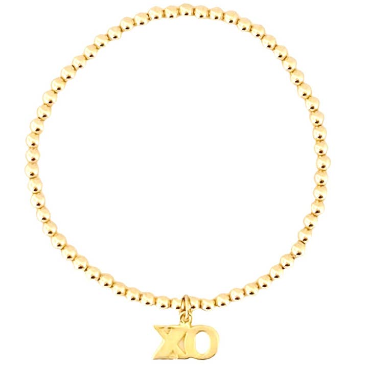 Pulseira XO Gold Fill por atacado de Sissy Yates Designs