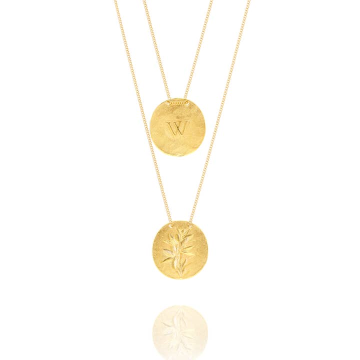 W for Golden Watsonia for wholesale by Sopro Jewellery