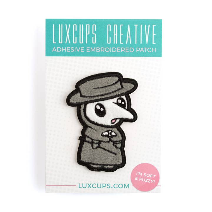 LuxCups Creative - Wholesale Patch - Plague Doctor Fuzzy Patch