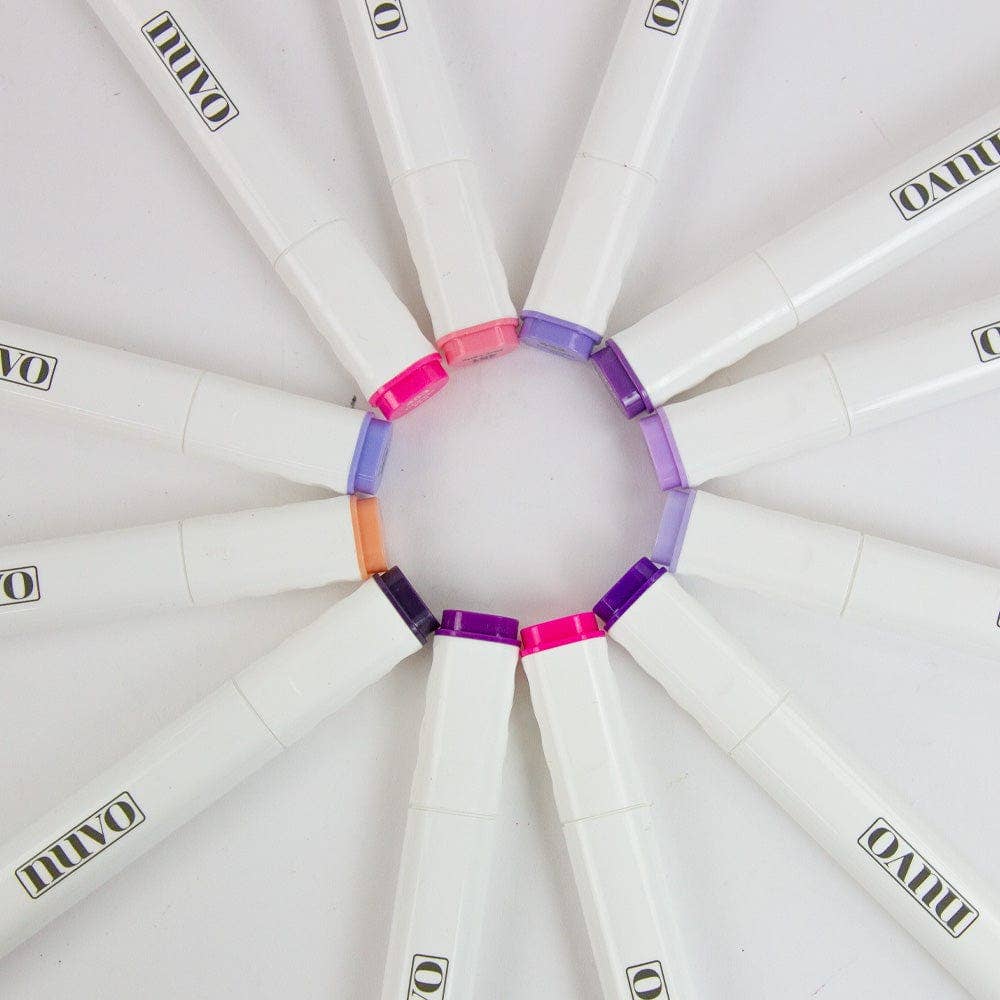 Tonic Studios - Wholesale Marker - Nuvo - Marker Pen Collection - Mermaid Tail - 12 Pack - 527n2