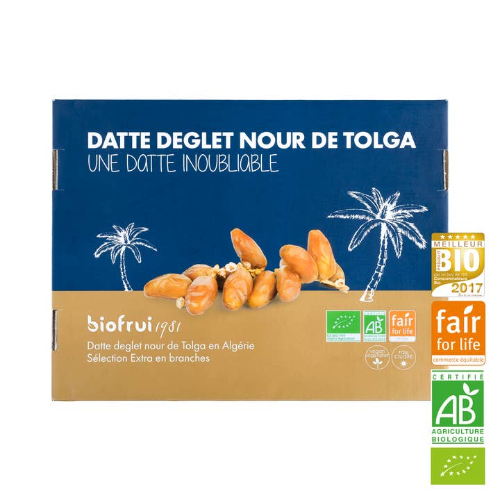 BIOFRUI1981 / Ex-Biofruisec - Wholesale Dried/Dehydrated Fruit - Organic Fair Trade Deglet Nour Dates Tolga (Algeria) extra | 5kg