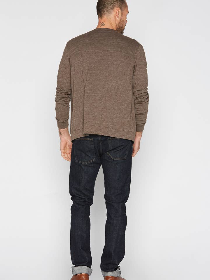 Mika Jaymes - Wholesale Cardigan - Men's - Men's Tri-Blend Cardigan Sweater19