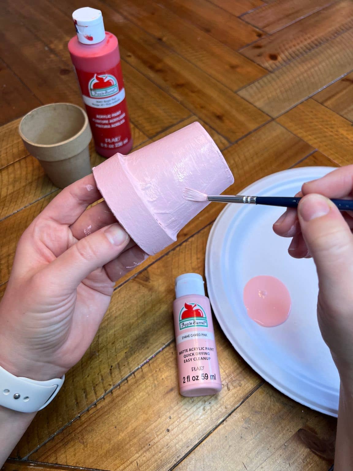 Factory Direct Craft - Wholesale Plant Pot -  3" x 3" - Paper Mache Flower Pot6