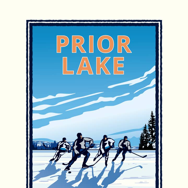 Landmark MN | Prior Lake pour la vente par Legendary Landmark Art Prints