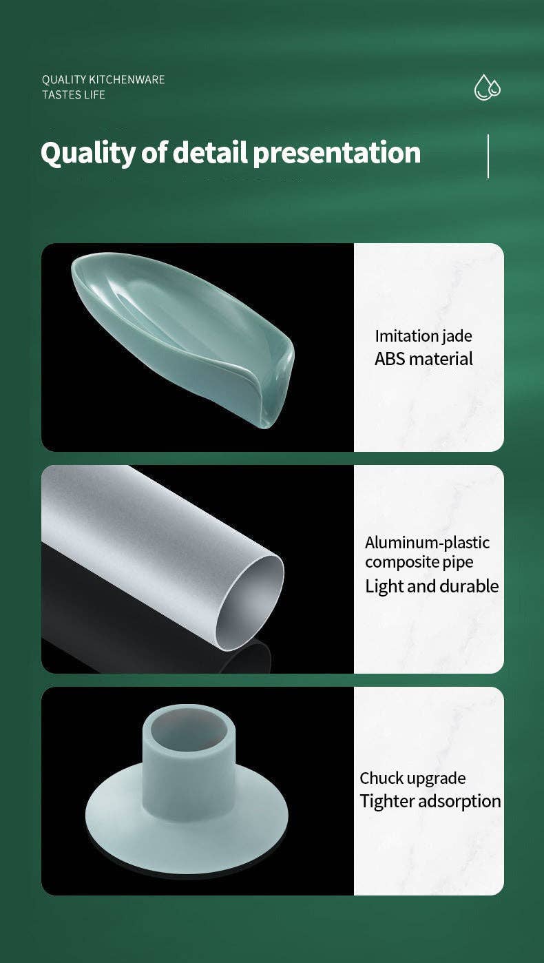 VIGOR - Wholesale Bath Soap Dish - Lotus Leaf Soap Dish Holder(10 Pack)4