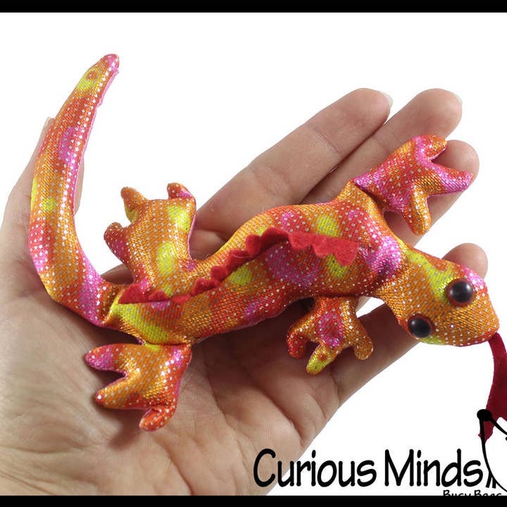 Curious Minds Toys - Wholesale Stuffed/plush toy – Kids & baby - 1 Sandbag Lizard - Plush Heavy Animals Filled with Sand Bean3