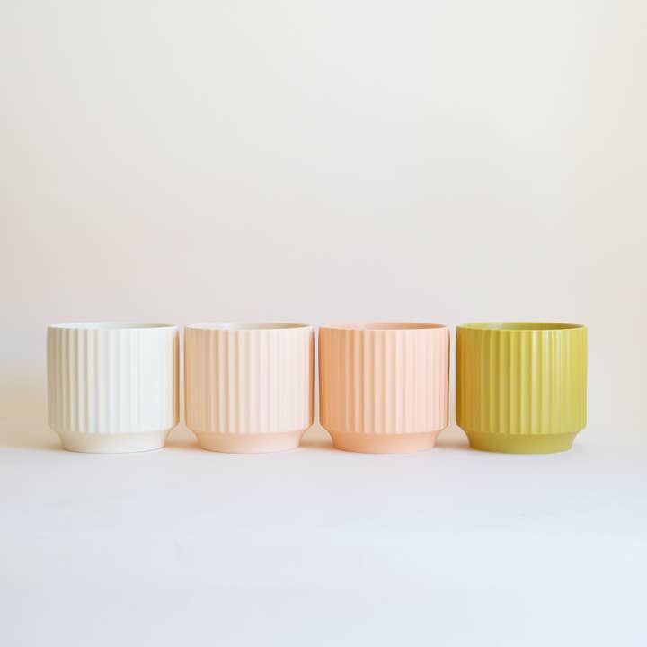Jungle Club - Wholesale Plant Pot - Monroe Planter | Vintage White