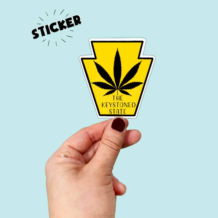 Vinil à prova d'água, o adesivo de estado trapezoidal por atacado de Songbird Artistry