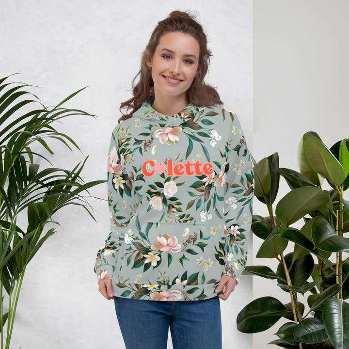 Colette - Wholesale Hoodie - Women's - GREEN HOODIE2