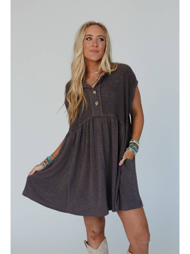 Three Bird Nest - Vente Robe – femme - Robe pour poupée Sweet Nothings - Anthracite4