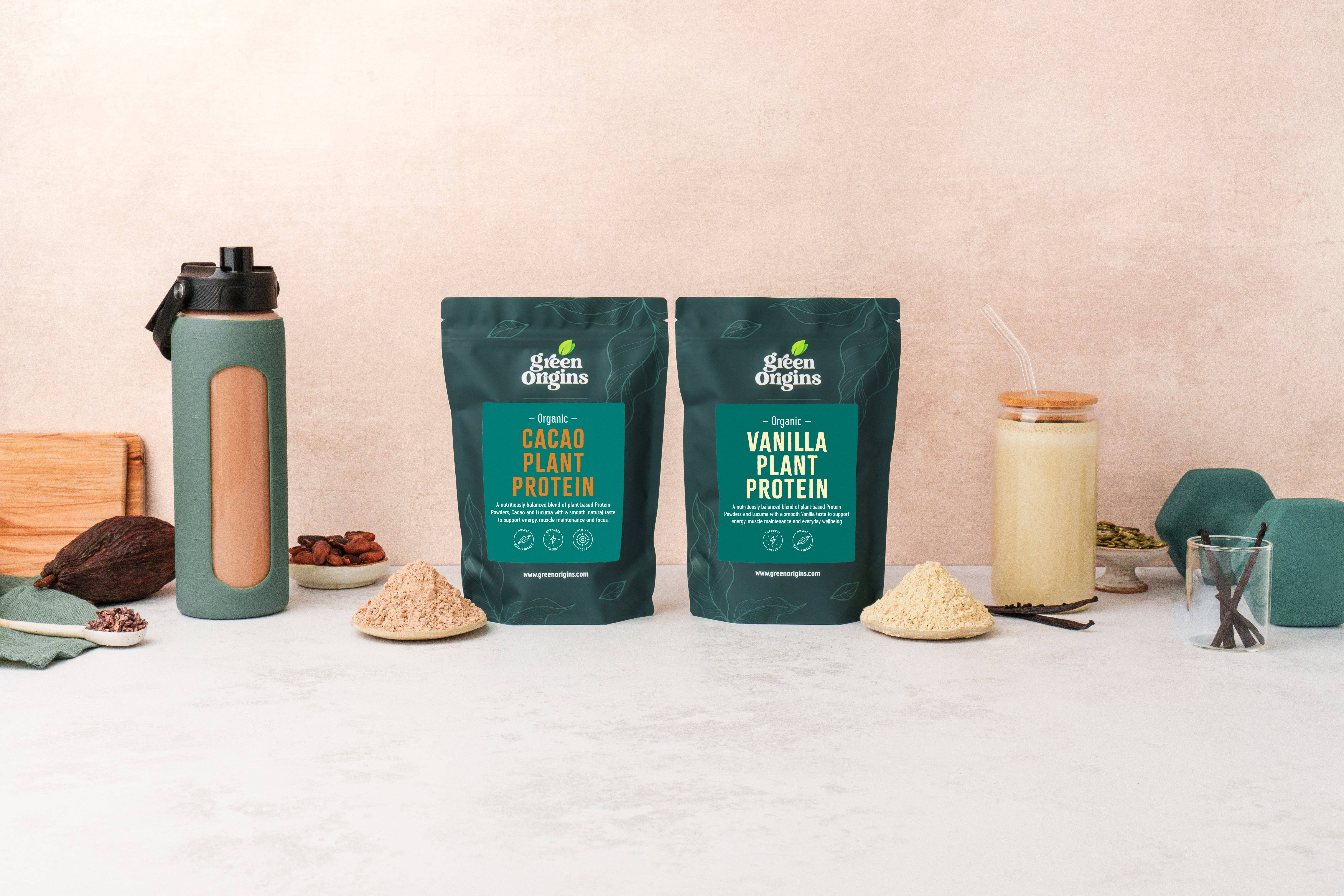 Brand Organic - Vendita all'ingrosso Proteine/superfood in polvere - Green Origins Proteine di Cacao in Polvere 300g Biologico2