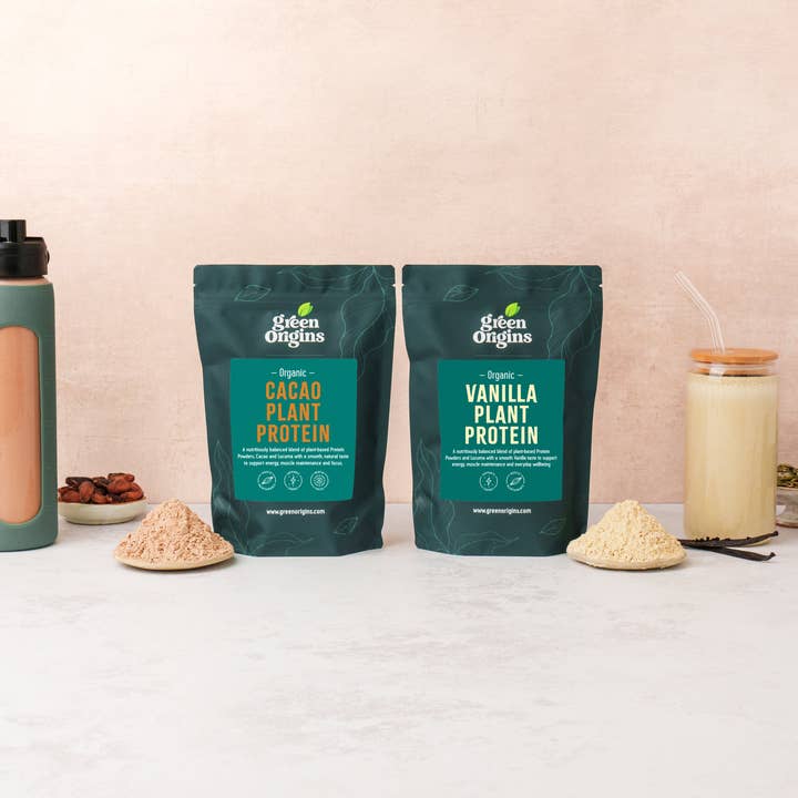 Brand Organic - Vendita all'ingrosso Proteine/superfood in polvere - Green Origins Proteine di Cacao in Polvere 300g Biologico2