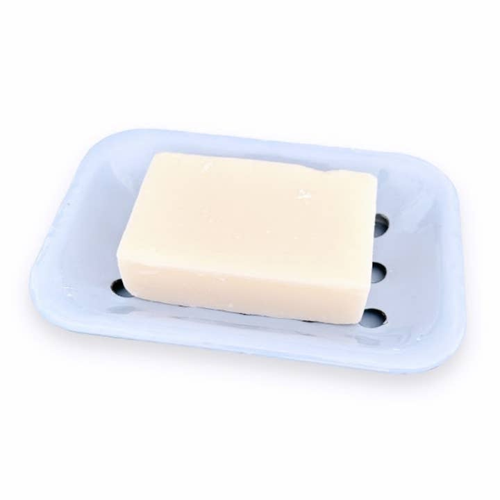 PILLOWPIA - Wholesale Bath Soap Dish - enamel soap dish in hydrangea blue3