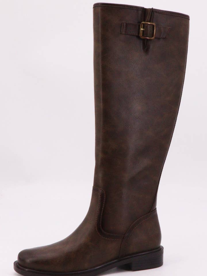 Mars Sky Shoes Wholesale - Wholesale Boots - Women's - Bamboo CITYWALK-11 Women Buckle Strap Knee High Riding Boots-12 Pairs Pack-31.35/Pair3