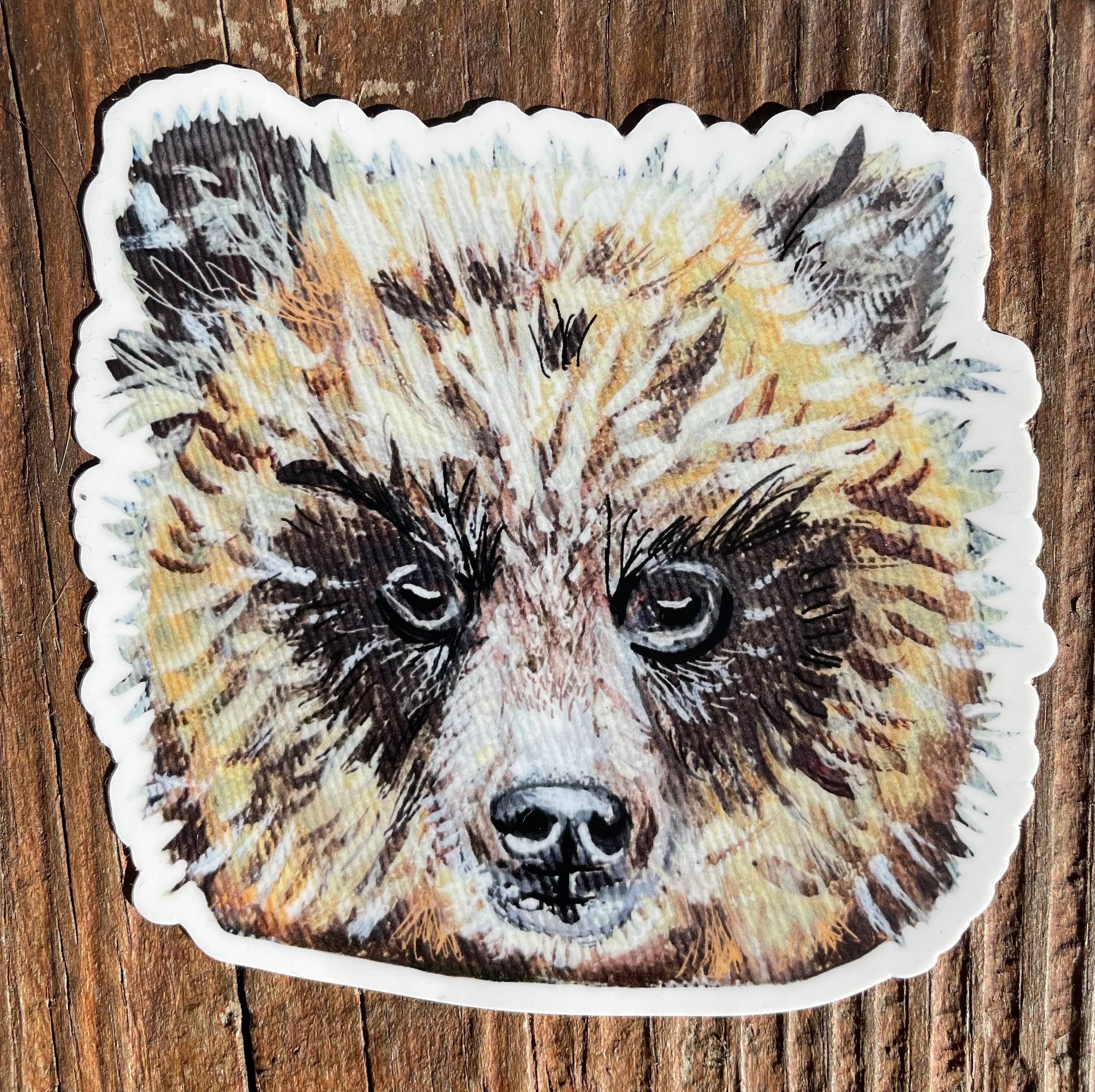 Willough Designs - Wholesale Sticker - Kodiak Bear Sticker1