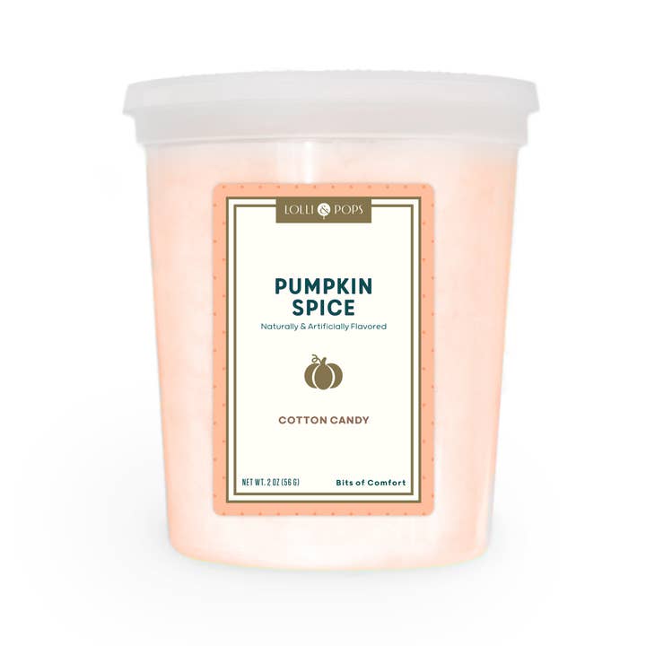 Lolli and Pops - Wholesale Cotton Candy - Pumpkin Spice Cotton Candy