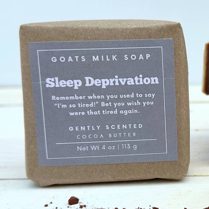 Cocoa Butter | Parent Humor | 4 oz Goat Milk Soap for wholesale by Falcone Farm