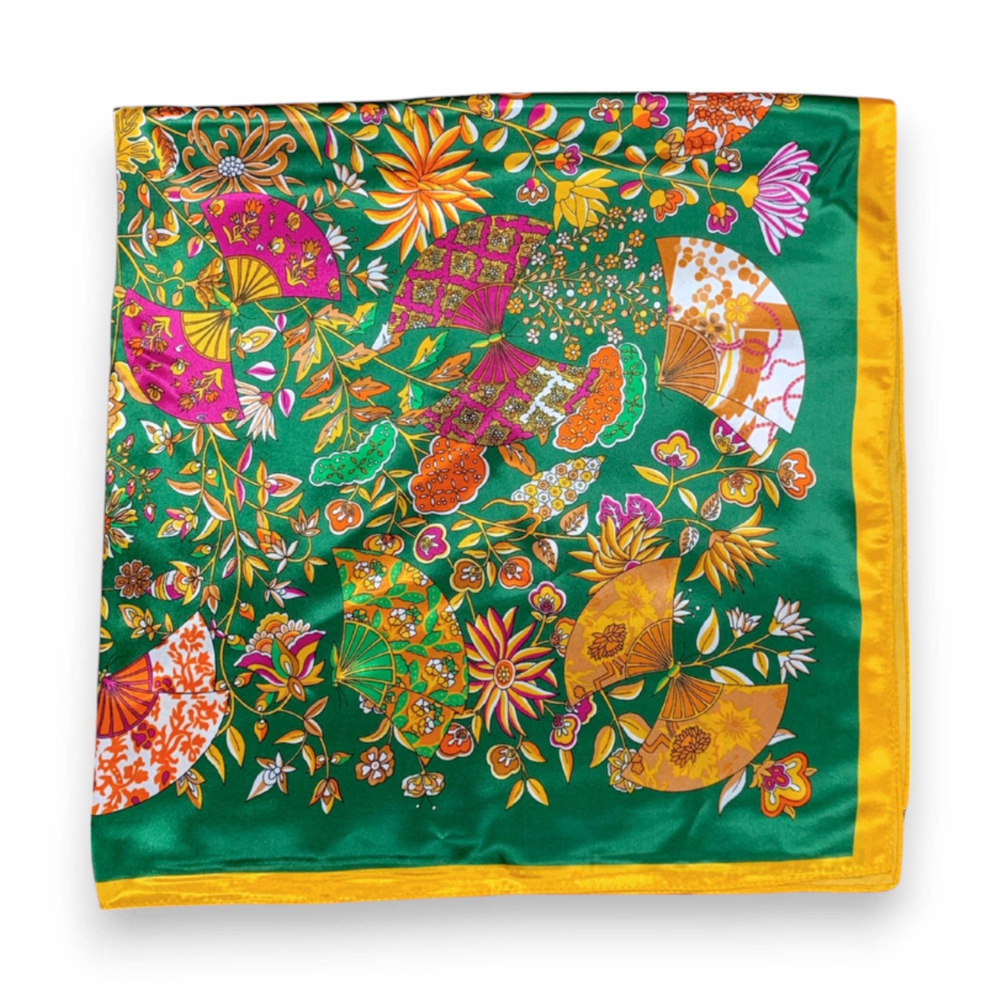 Lili Scarves (US Duty Free) - Wholesale Scarf - Women's - Butterfly Pattern Silk Touch Square Scarf3