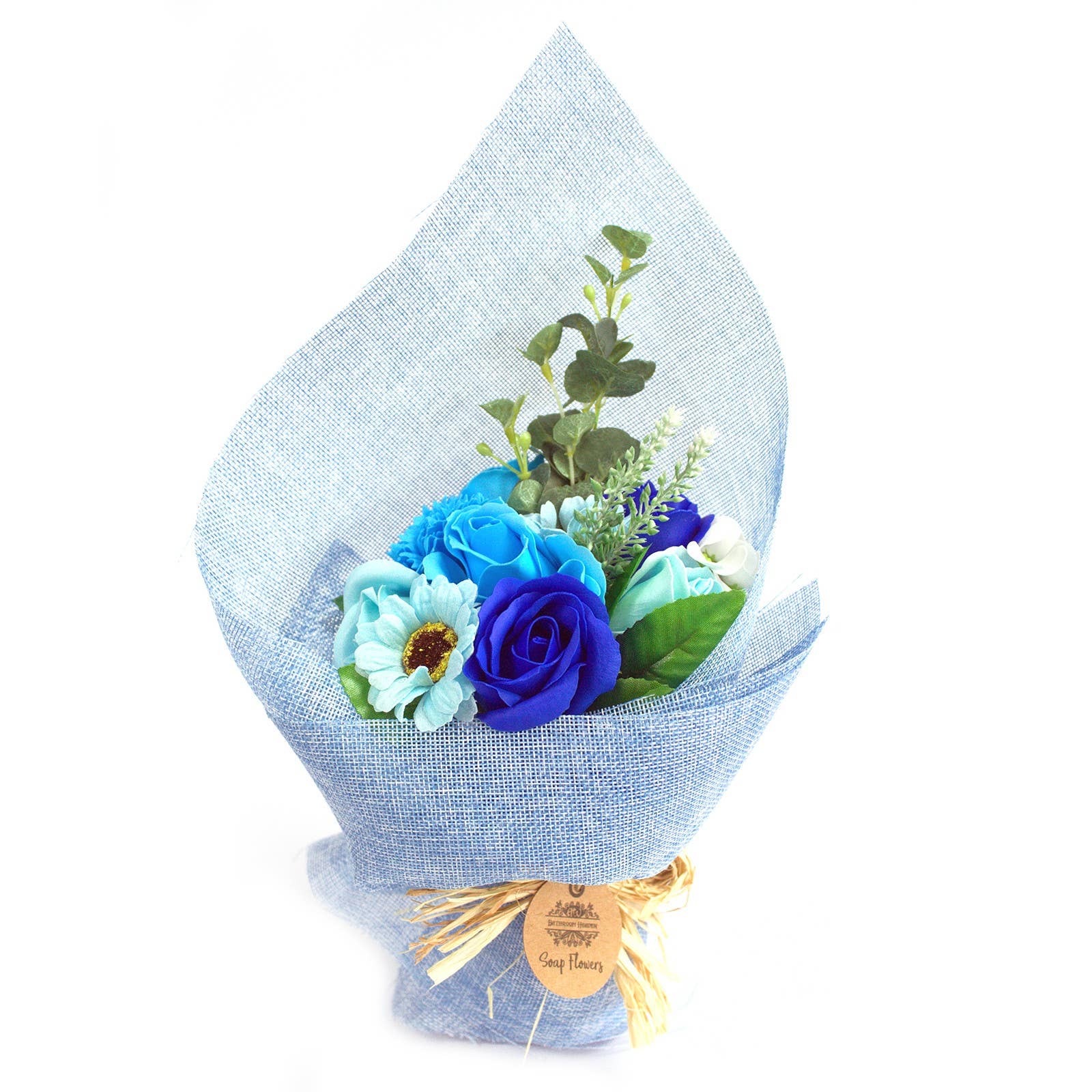Ancient Wisdom - Wholesale Bath Bomb/Fizz - Standing Soap Flower Bouquet - Blue1