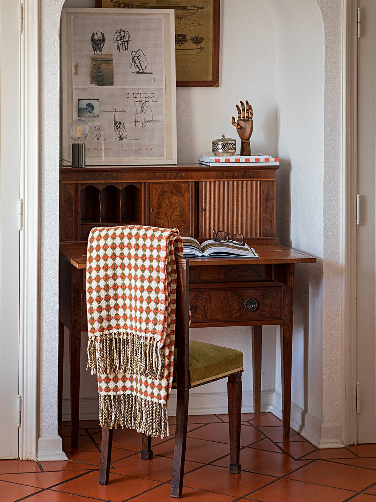 Burel Factory - Wholesale Throw Blanket - Bicolor Tile Manta3