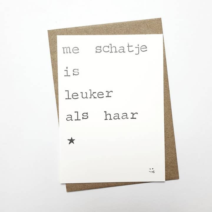 My Baby Is Cuter Than Her ;-) for wholesale by By Mar Postcards