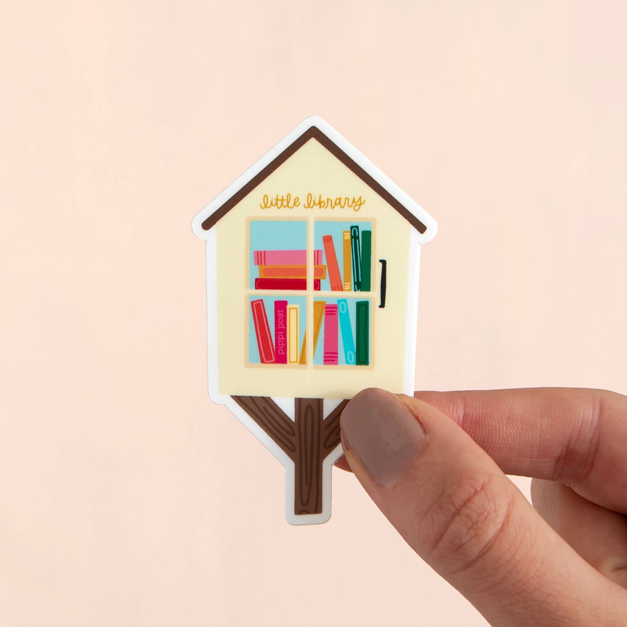 Pippi Post - Wholesale Sticker - Little Library Decal Sticker0