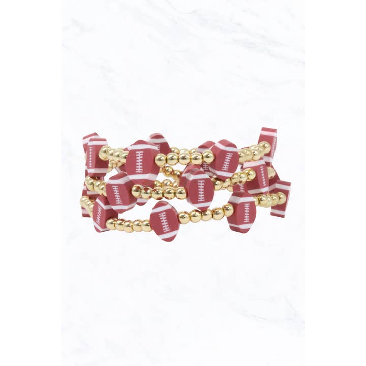 Suzie Q USA - Wholesale Beaded Bracelet - Baseball / Softball / Football Bracelet2