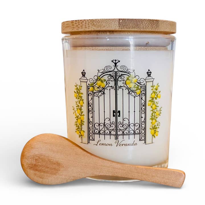 Lemon Veranda Lotion Candle for wholesale by Charleston Soy Works