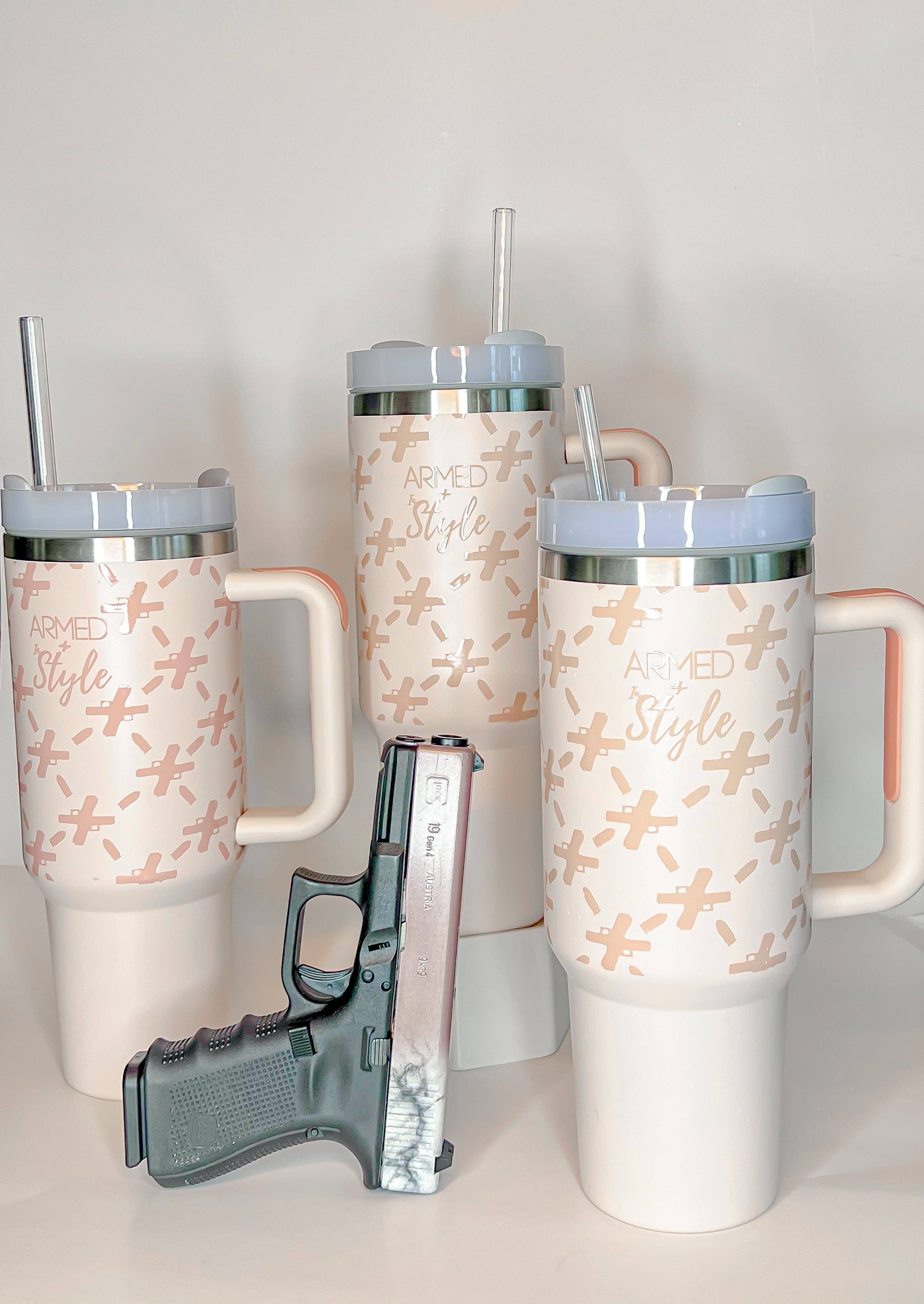 Armed In Style - Wholesale Insulated Mug/Tumbler - Make It Guns Tumbler4
