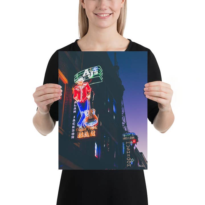 Impresión fotográfica «Aj's Sunset» de Nashville TN para venta al por mayor de Carper Creative Co.