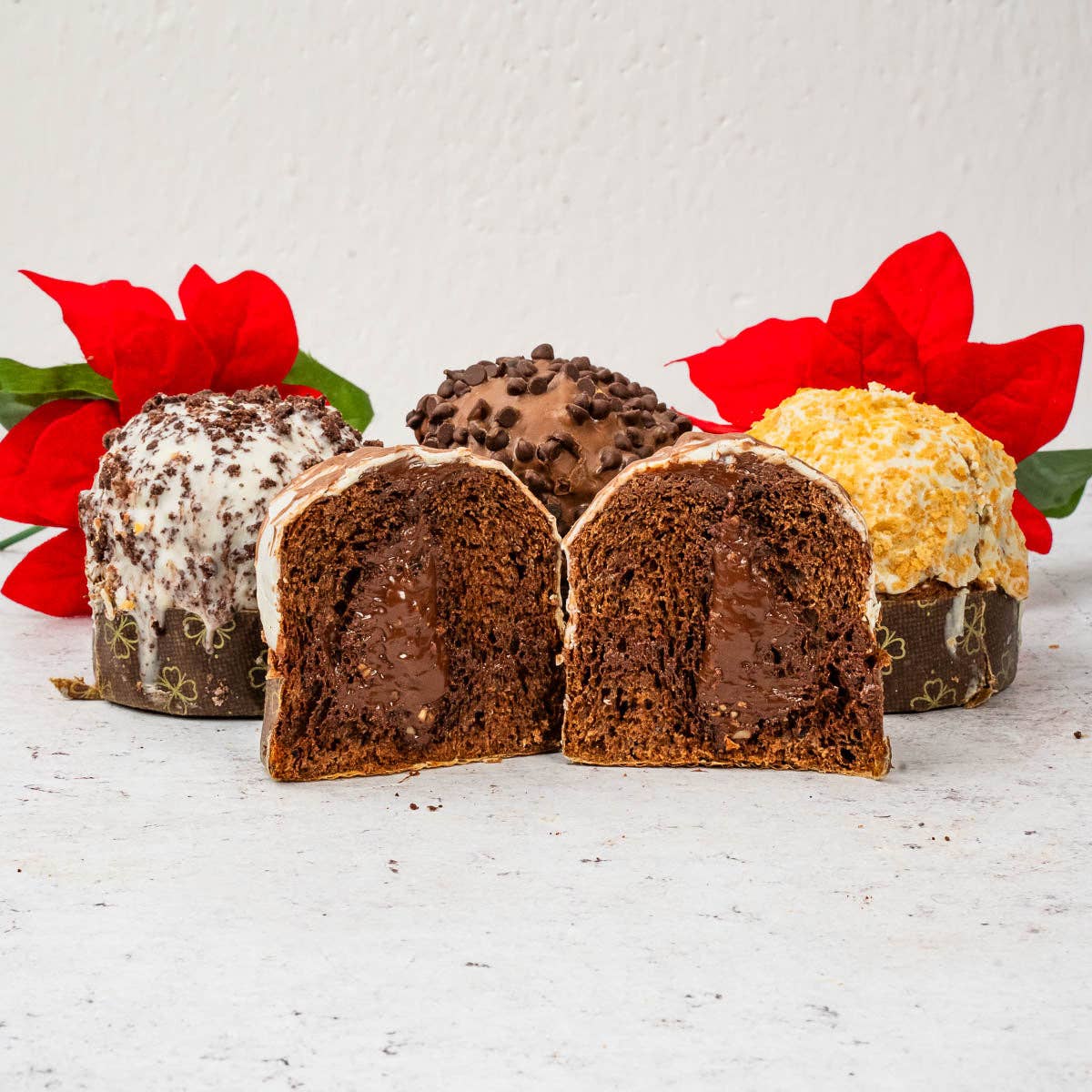 Sicilyaddict - Wholesale Cake - Artisanal mini panettone with ciokostelle flavor 150g3