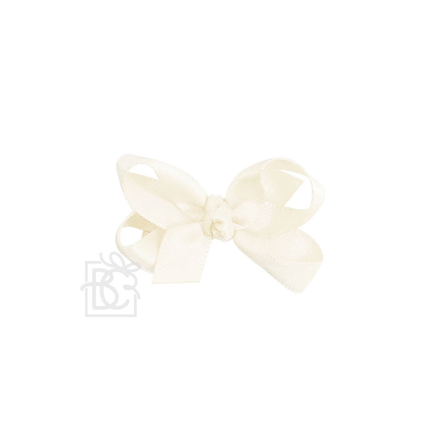 Beyond Creations, LLC - Wholesale Hair Bow - Kids - SATIN BOW ON CLIP5