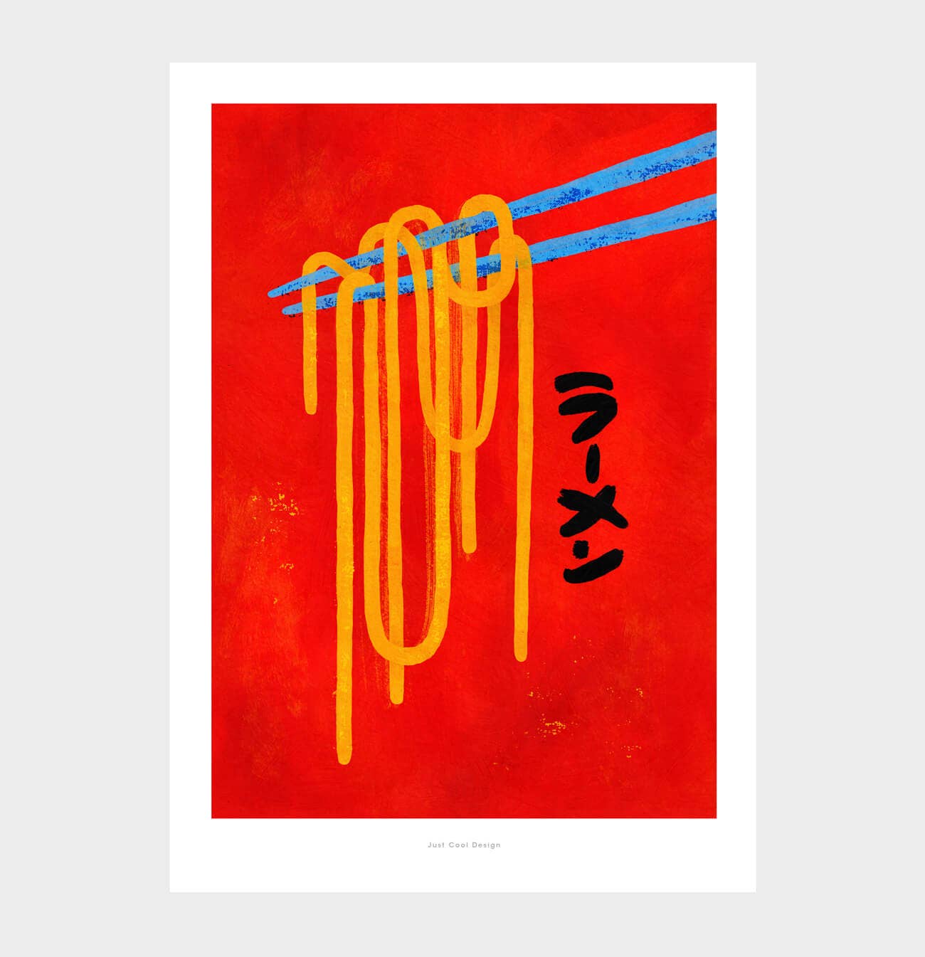 Just Cool Design - Wholesale Art Print - Ramen Noodles | A4–A3 Colorful Asian Food Illustration Print2