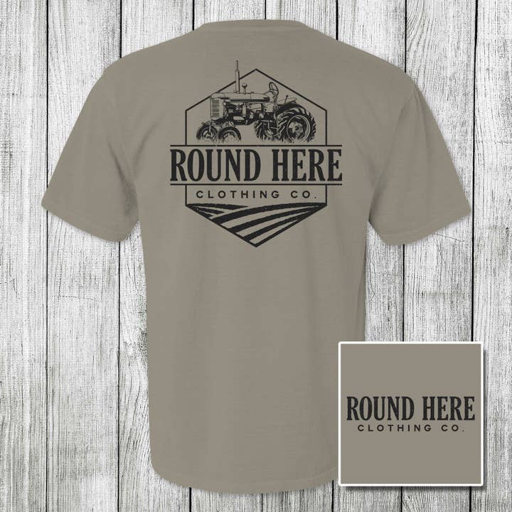 'Round Here Clothing Tractor for wholesale by The Old North State