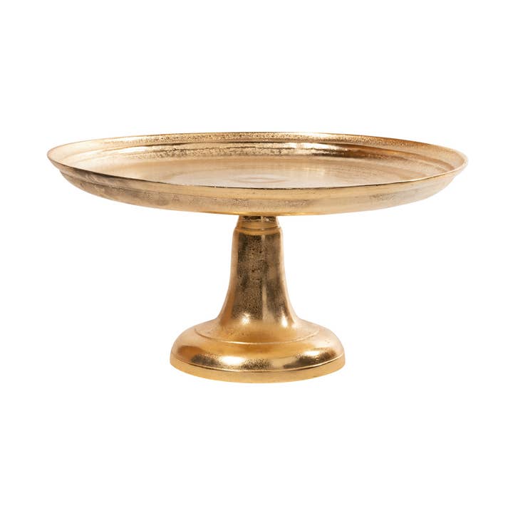 vassoio su piede champagne oro 60x60x30cm per la vendita all'ingrosso da parte di Mars & More - Brand of B Living