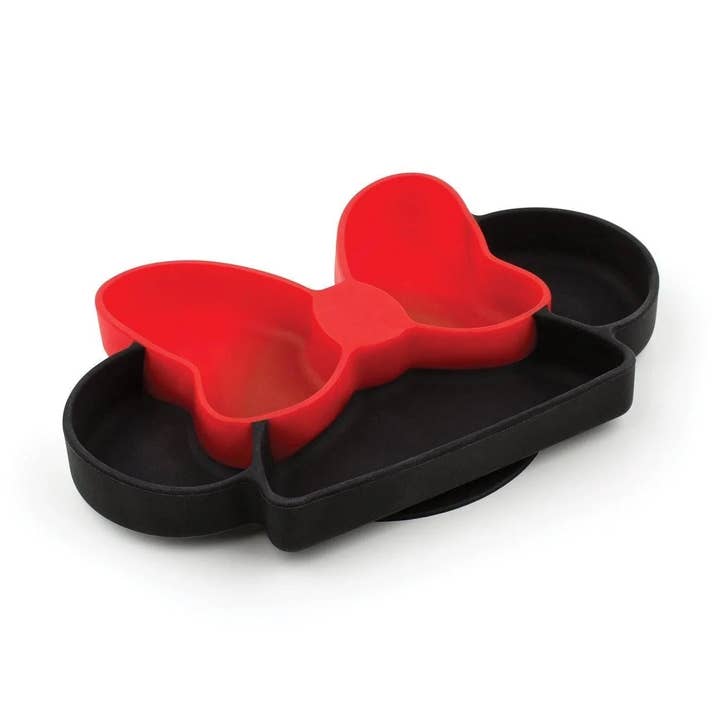 Plat à poignée en silicone : Minnie Mouse pour la vente par Bumkins