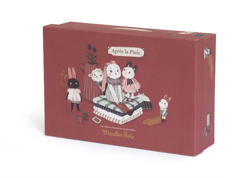 Speedy Monkey - Wholesale Stuffed/Plush Toy - Kids & Baby - Display box with 9 asstd Miniature Characters After The Rain - Stuffed Toy - Moulin Roty1