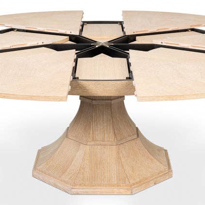 LOOMLAN - Wholesale Side Table - Giselle Jupe Extendable Wooden Dining Table12