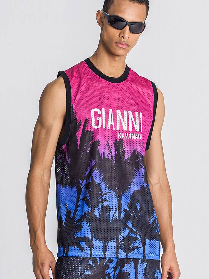 Multicolor Palms Tanktop für den Großhandel von Gianni Kavanagh
