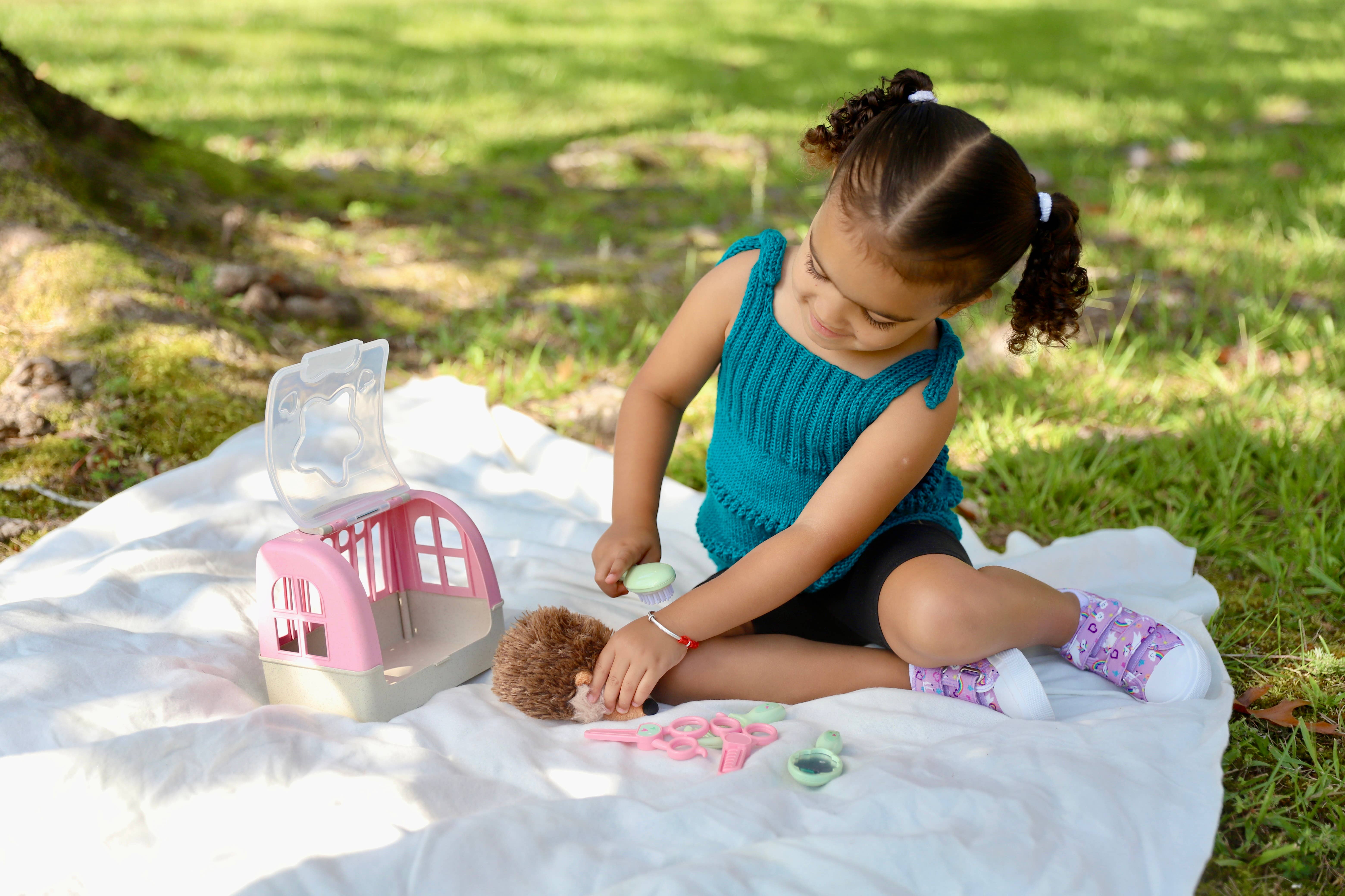 Kelley and Company - Vente Peluche – enfant et bébé - Ensemble de soins pour cochon d'Inde en peluche3