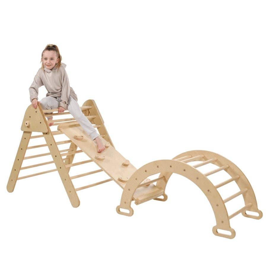 MaMontessoriBox - Vendita all'ingrosso Giocattolo in legno - Bambini - Mamontessoribox_ramp abilità motorie slittino arrampicata1