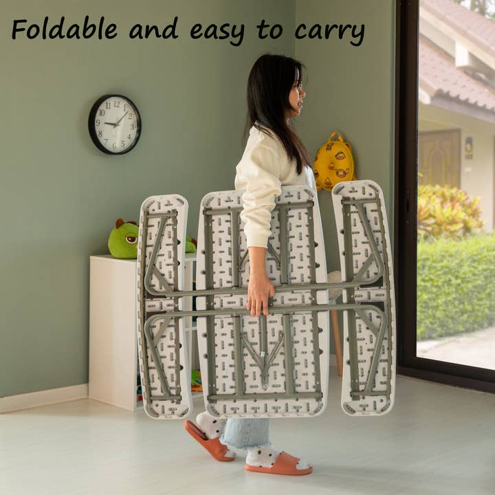 Quickway Imports - Wholesale Patio table - Foldable Kids' Picnic Table Bench Outdoor Backyard Table7