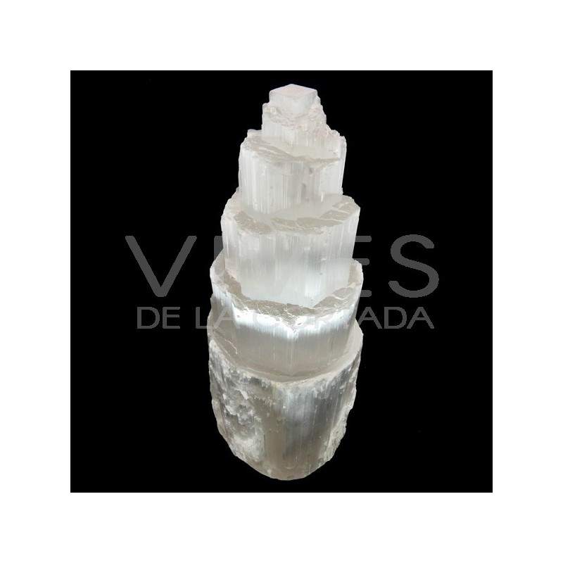 Vives de la Cortada S.L - Wholesale Spiritual Stone/Crystal - Medium Selenite Lamp 20cm Extra1