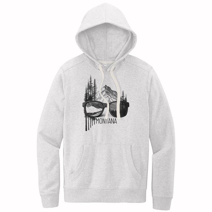 Sunny Mountain - Sustainable Recycled Fleece Hoodie for wholesale by Blue Peak Creative