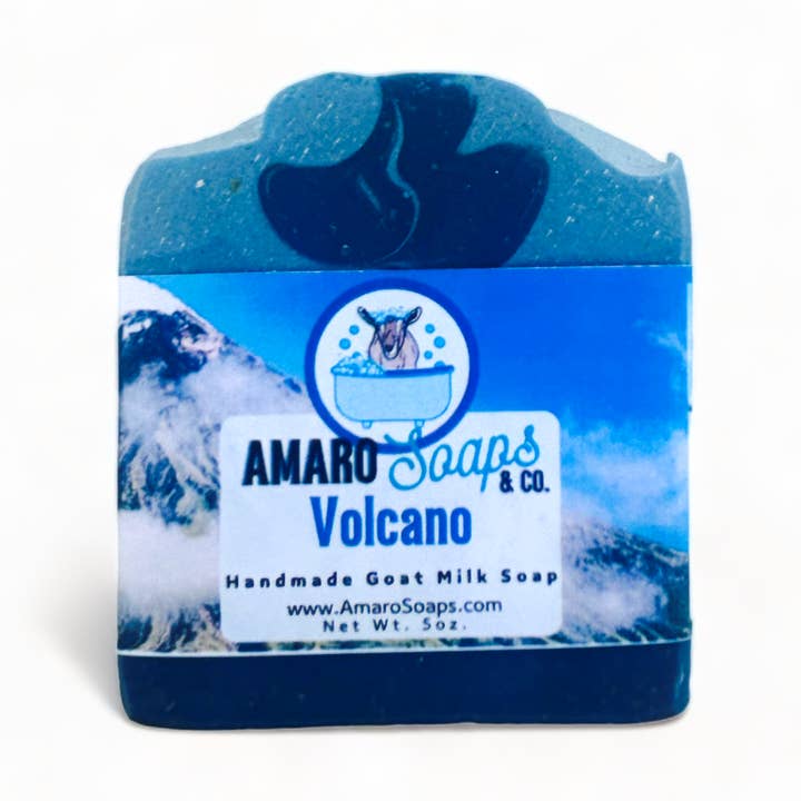 Volcano sæbebar for engroshandel hos Amaro Soaps & Co.