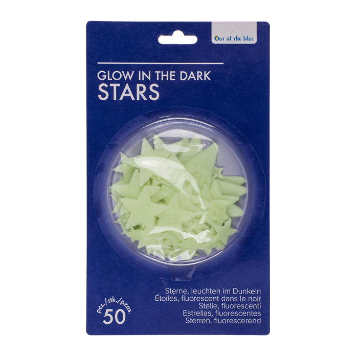 Out of the blue KG - Wholesale Light-Up Toy - Kids & Baby - Stars, glow in the dark,1