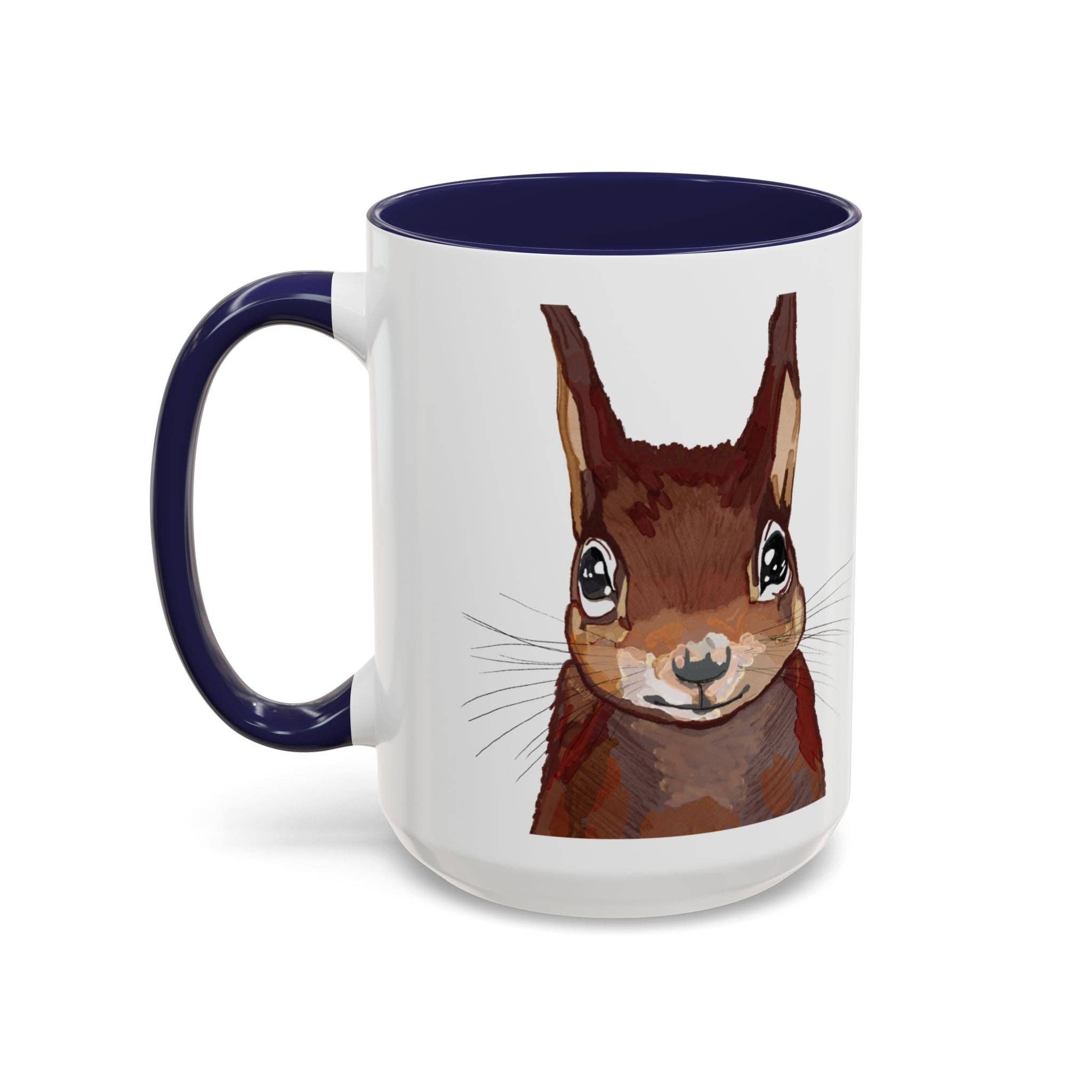 Blue Cava - Wholesale Coffee Mug - Squirrel Two Tone Coffee Mugs (11oz & 15oz)16